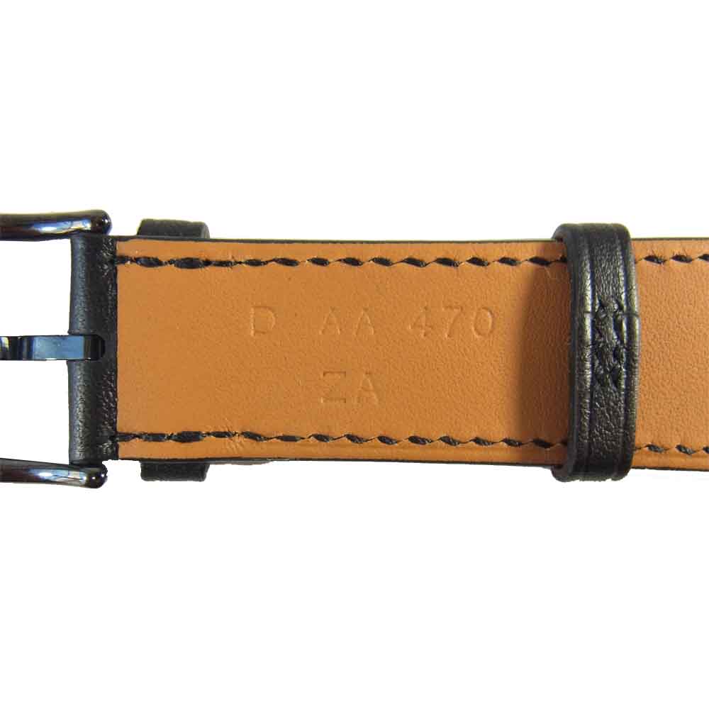 HERMES エルメス Apple Watch Swift Leather Single Tour スウィフト レザー シングルツアー 38ｍｍ ベルト ブラック系【新古品】【未使用】【中古】
