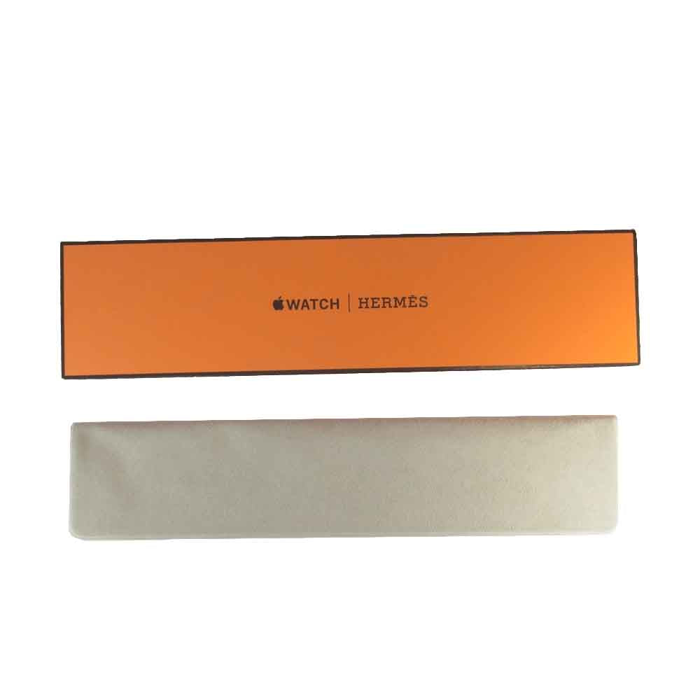 HERMES エルメス Apple Watch Swift Leather Single Tour スウィフト レザー シングルツアー 38ｍｍ ベルト ブラック系【新古品】【未使用】【中古】