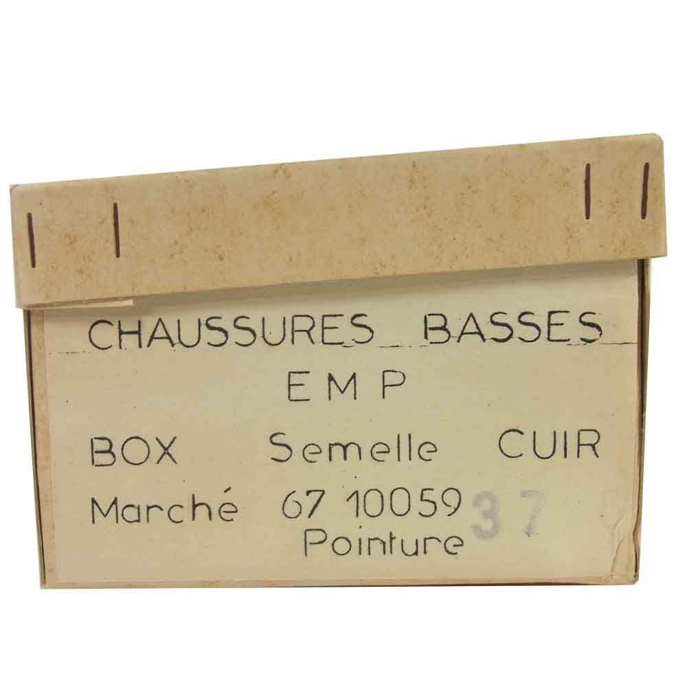 プラチック フランス軍 サービス シューズ ブラック系 37【中古】