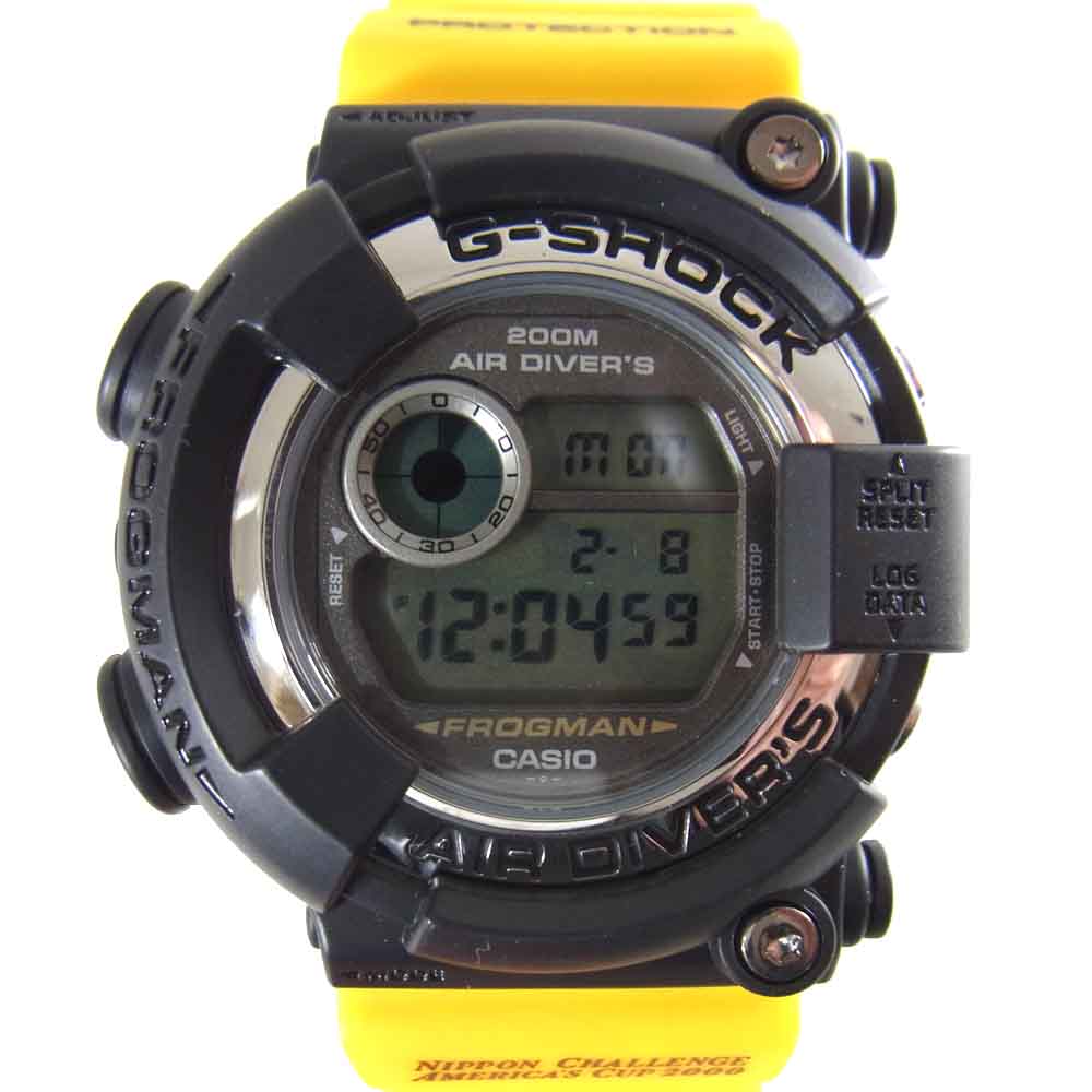 G-SHOCK ジーショック DW-8250 FROGMAN フロッグマン イエロー イエロー系【中古】