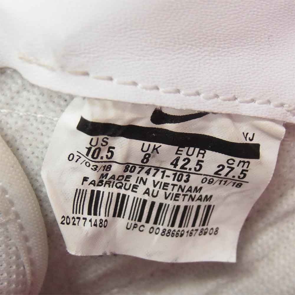 NIKE ナイキ 807471-103 CORTEZ コルテッツ ホワイト系 レッド系 27.5cm【中古】