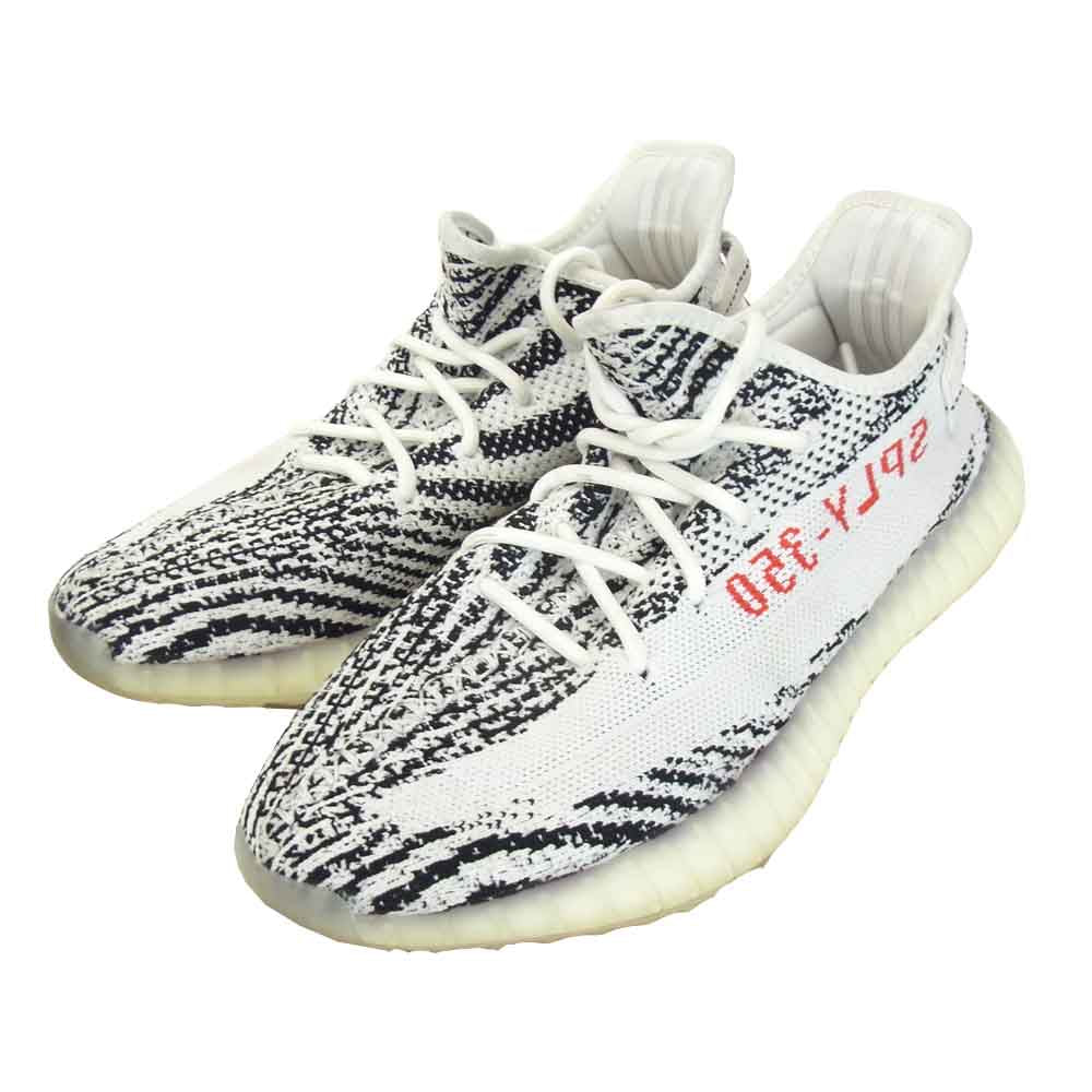 adidas アディダス CP9654 YEEZY BOOST 350 V2 ZEBRA イージーブースト ゼブラ ホワイト系 27.5cm【中古】