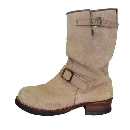 MADE IN GM JAPAN メイドインジーエムジャパン shantii コンビリミテッド スエード エンジニア ブーツ ライトブラウン系 10【中古】