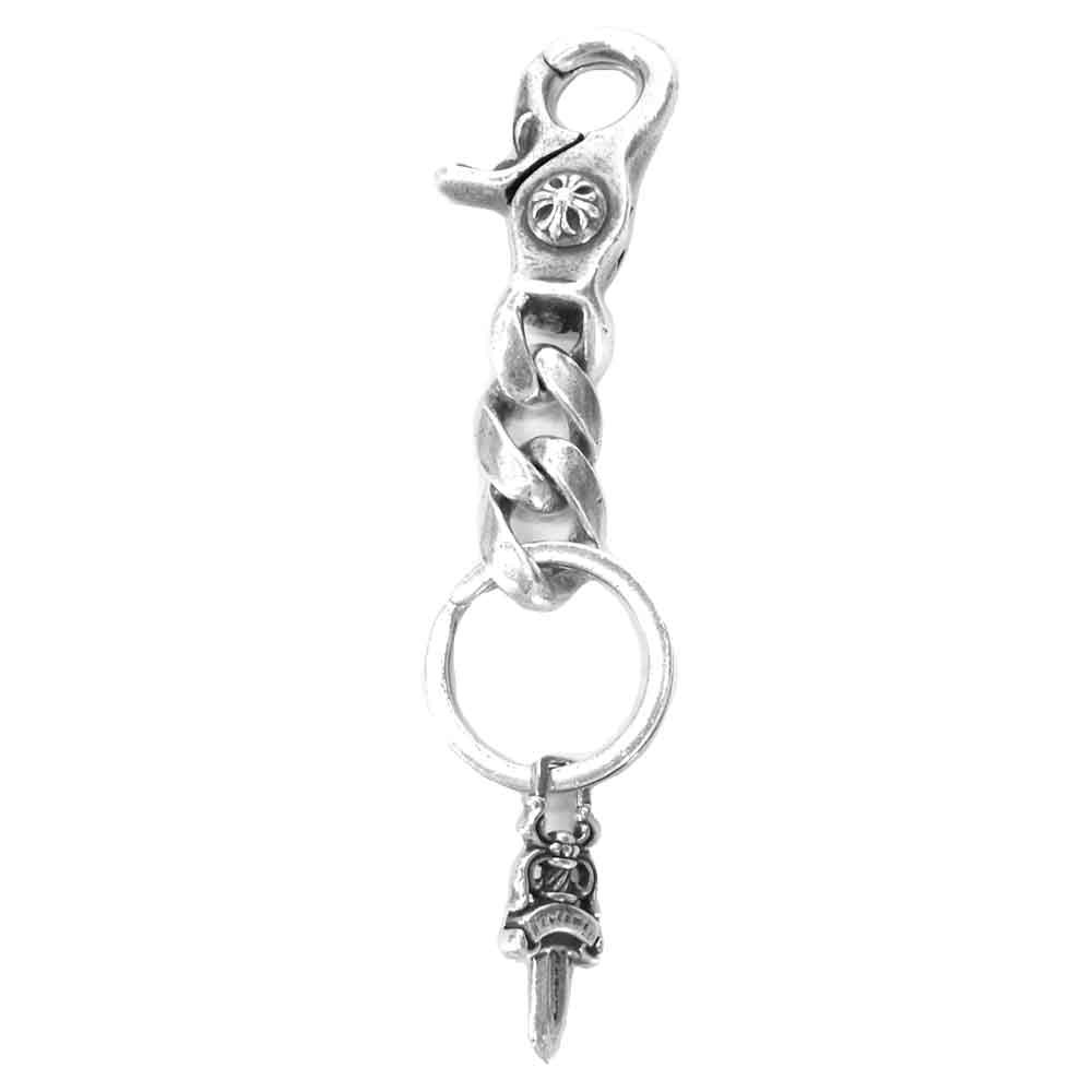 CHROME HEARTS クロムハーツ（原本無） クラシック クリップ キーチェーン シルバー系【中古】
