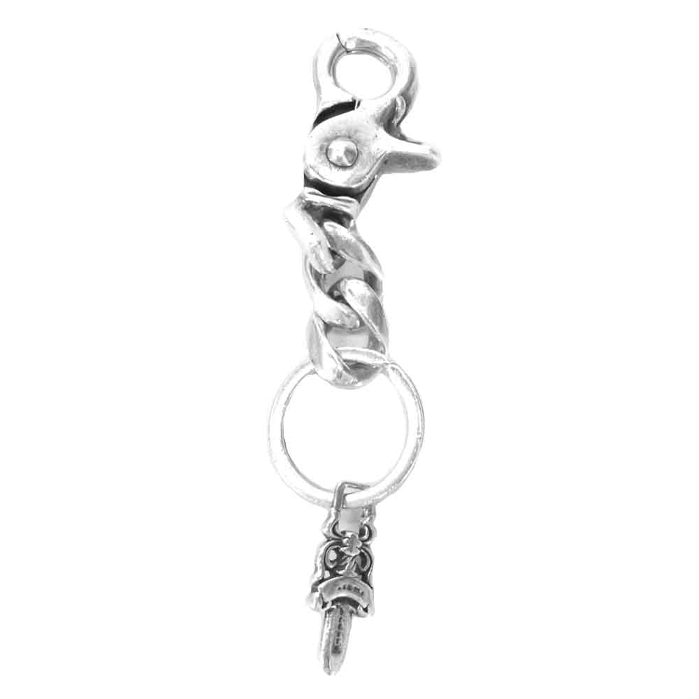CHROME HEARTS クロムハーツ（原本無） クラシック クリップ キーチェーン シルバー系【中古】
