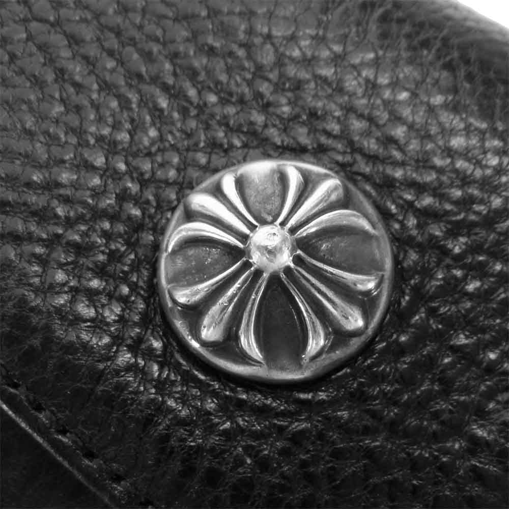 CHROME HEARTS クロムハーツ（原本無） WAVE WALLET ウェーブ ウォレット ブラック系【中古】