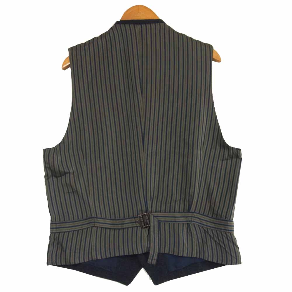 Johnbull ジョンブル J2043 切替 ジレ ベスト ネイビー系 M【中古】