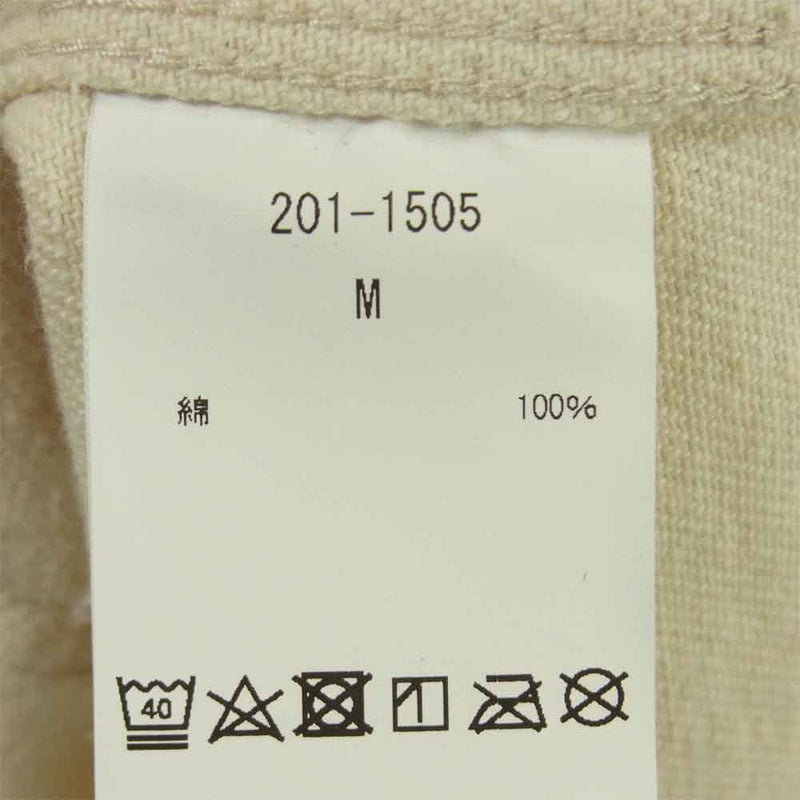 BIG MAC ビッグマック 201-1505 ペイント カバーオール ジャケット コットン 中国製 オフホワイト系 M【中古】