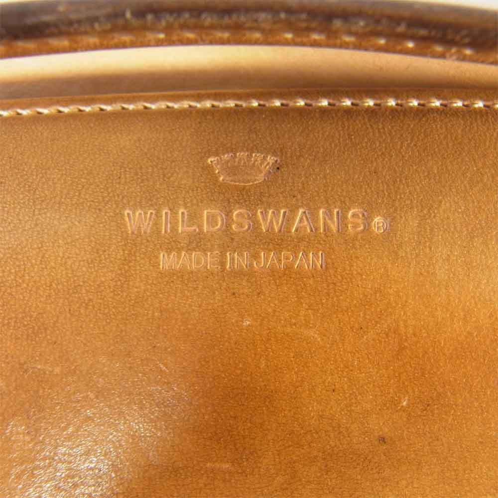 WILDSWANS ワイルドスワンズ byrne バーン ナチュラル レザー ウォレット ベージュ系【中古】