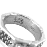 Justin Davis ジャスティンデイビス SRJ322 ギャラ付 DEBONAIR Ring デボネア リング シルバー系 9号【中古】