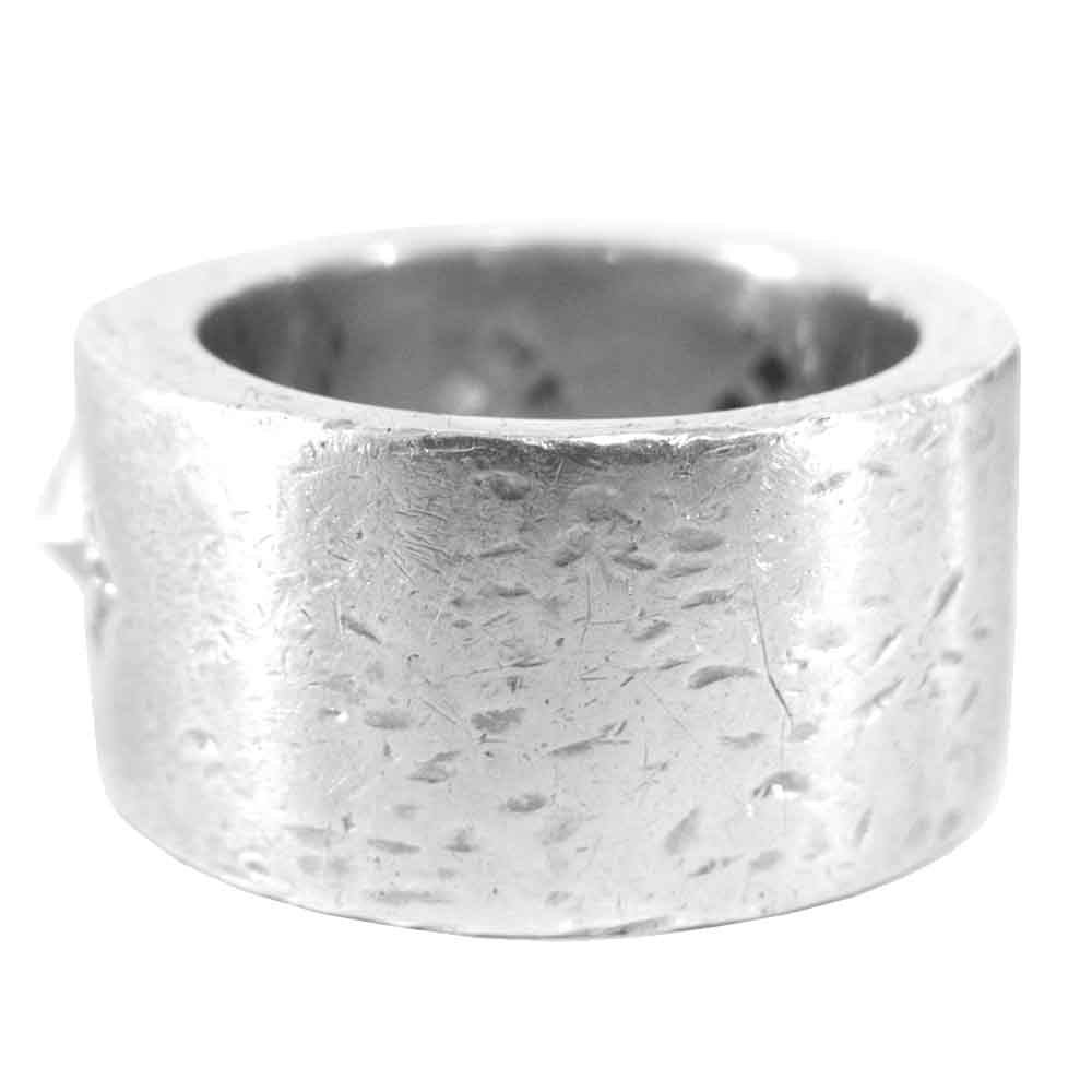 Justin Davis ジャスティンデイビス SRJ541 ギャラ付 Rotten Ring ロットン リング シルバー系 12～13号程度【中古】
