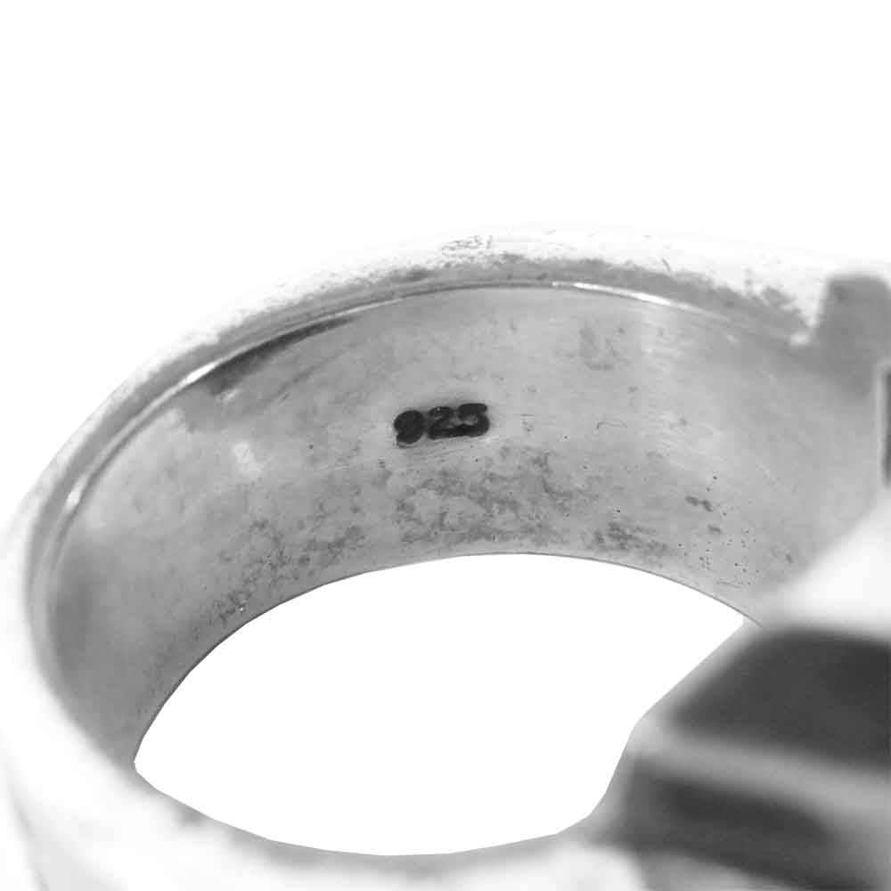 ROYAL ORDER ロイヤルオーダー SR118 GOD SQUARE RING ゴッド スクエア リング シルバー系 19号程度【中古】