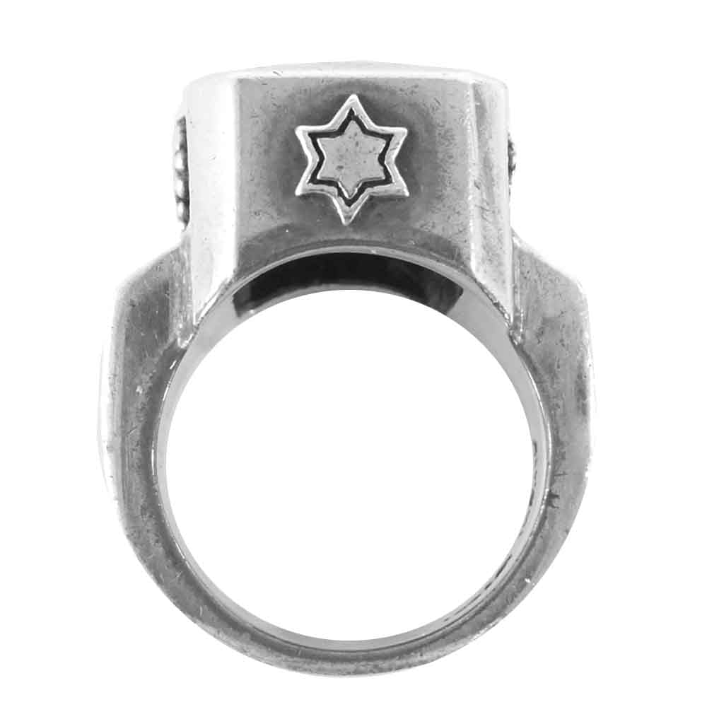 ROYAL ORDER ロイヤルオーダー SR118 GOD SQUARE RING ゴッド スクエア リング シルバー系 19号程度【中古】
