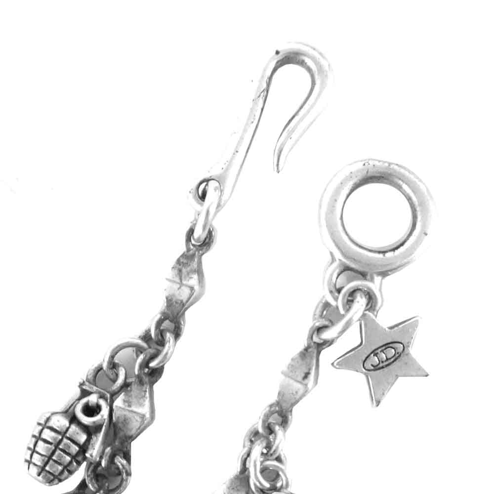 Justin Davis ジャスティンデイビス SNJ265 Charming Necklece チャーミング ネックレス シルバー系【中古】