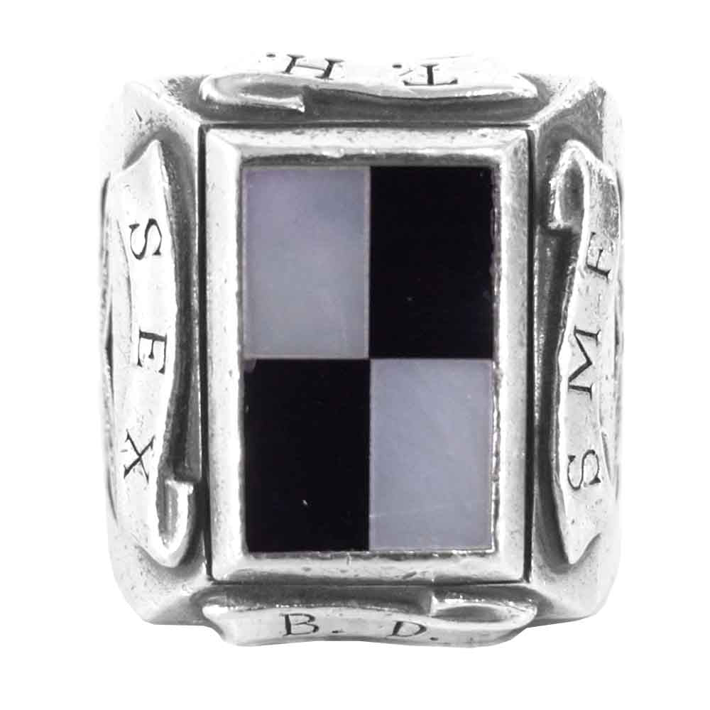 Justin Davis ジャスティンデイビス SRJ504 S.E.X RING リング 指輪 シルバー系 18号程度【中古】