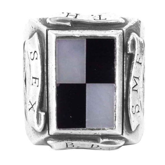 Justin Davis ジャスティンデイビス SRJ504 S.E.X RING リング 指輪 シルバー系 18号程度【中古】