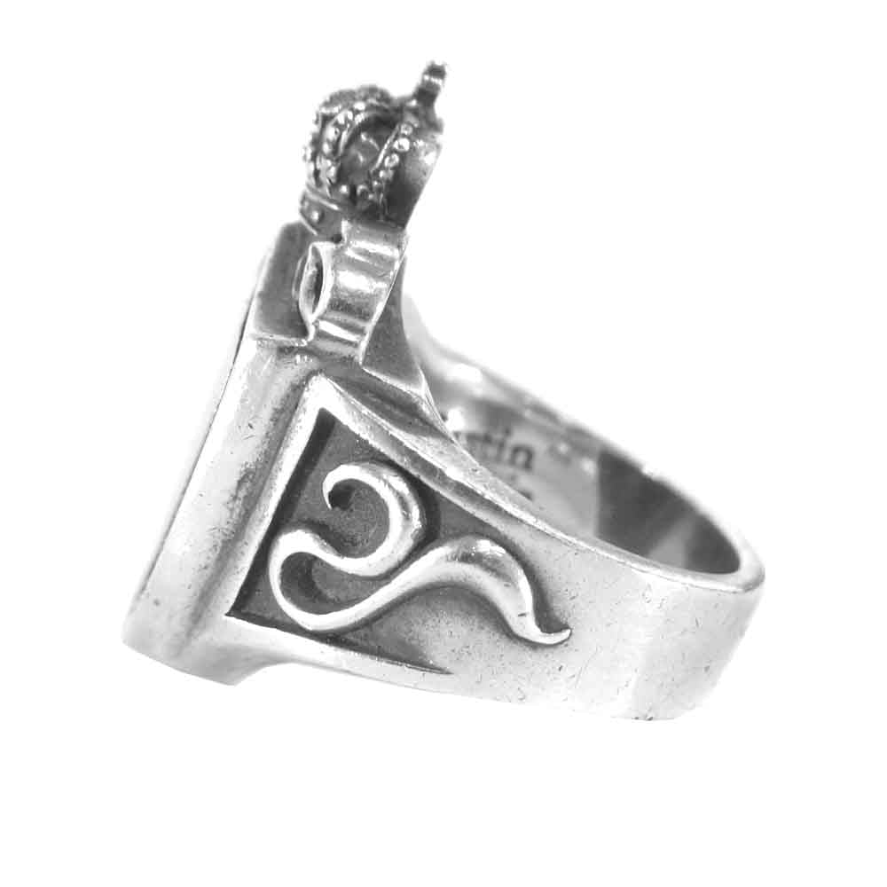Justin Davis ジャスティンデイビス SRJ190 ギャラ付 HERITAGE RING ヘリテージ リング シルバー系 16号程度【中古】