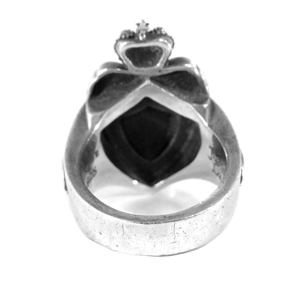 Justin Davis ジャスティンデイビス SRJ190 ギャラ付 HERITAGE RING ヘリテージ リング シルバー系 16号程度【中古】