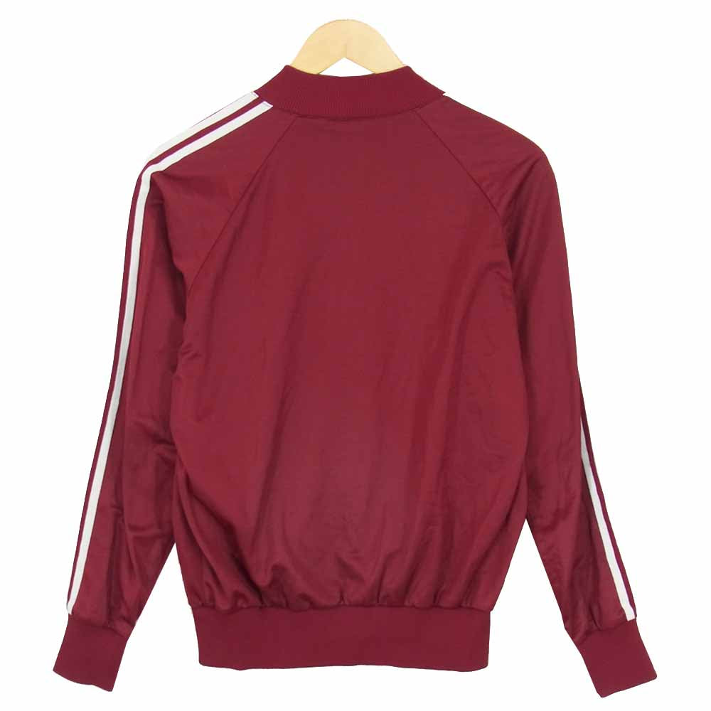 adidas アディダス ヴィンテージ オリジナル ATP OPTI ZIP JOG TOP ジャージー トラック ジャケット エンジ系 46【中古】