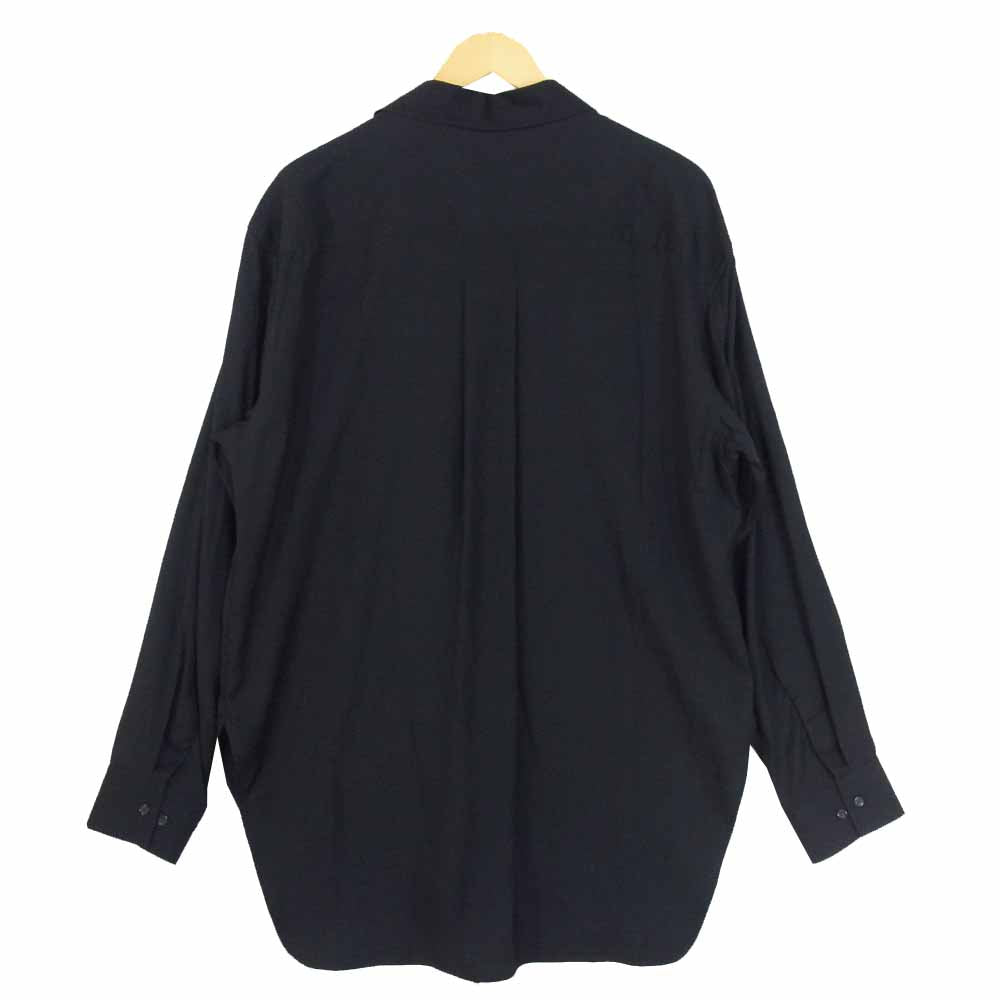 BOTTEGAVENETA ボッテガヴェネタ 20SS 617555 長袖 レーヨン シャツ ブラック系 41【美品】【中古】