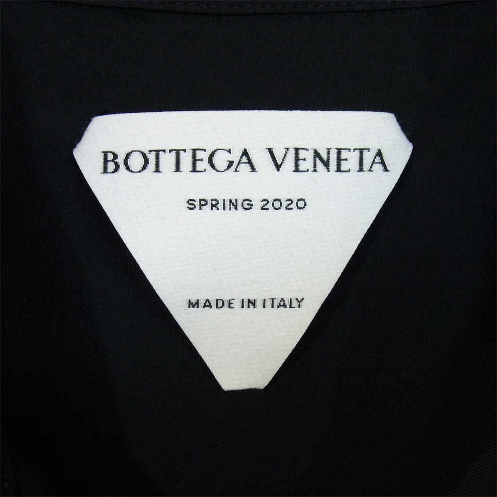 BOTTEGAVENETA ボッテガヴェネタ 20SS 617555 長袖 レーヨン シャツ ブラック系 41【美品】【中古】