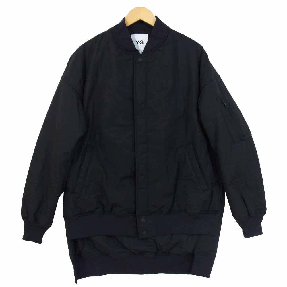 Y-3（ワイスリー）LONG BOMBER COAT ボンバージャケット/S/ - ブルゾン