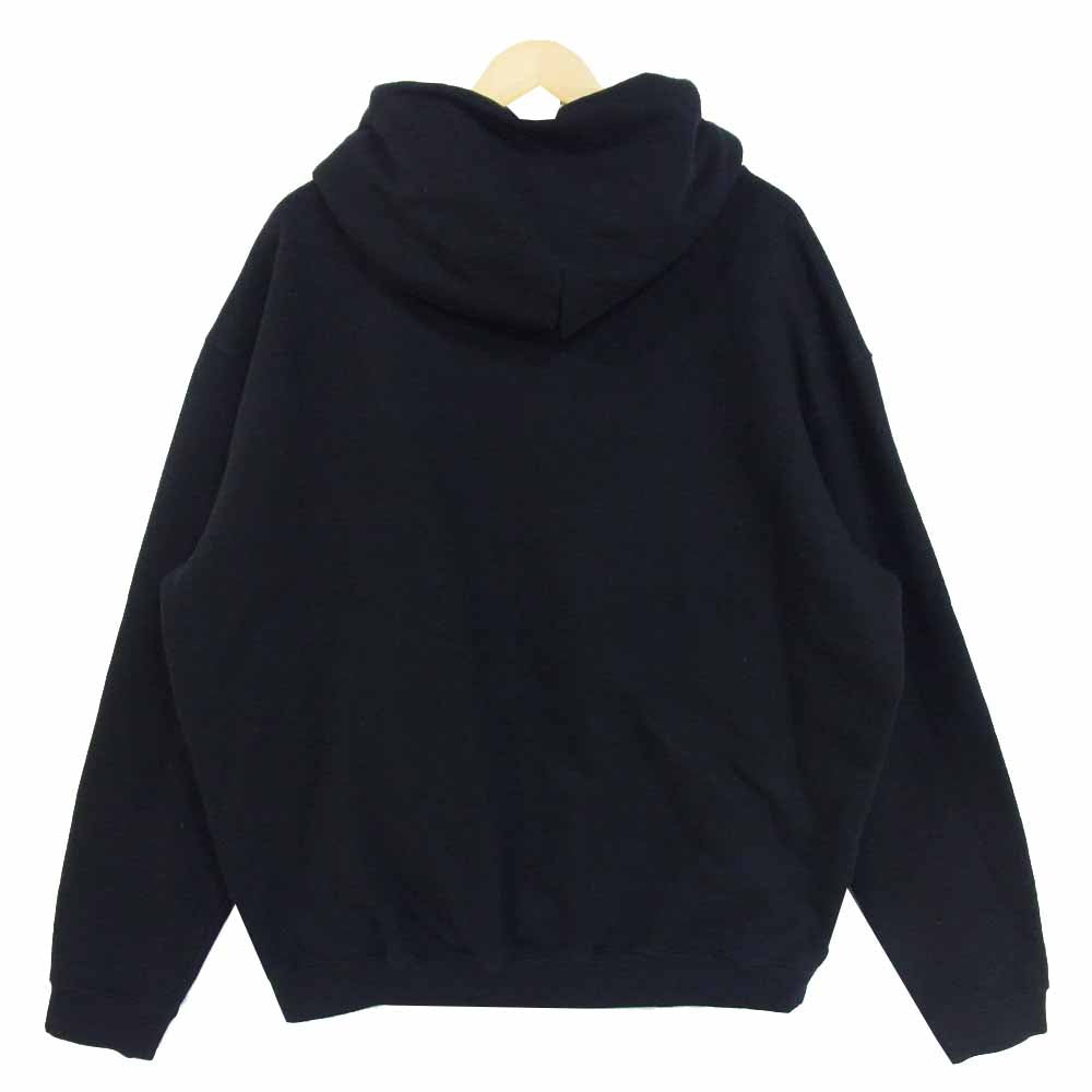 MAISON MARGIELA メゾンマルジェラ S50GU0149 20AW 反転ロゴ ステッチ オーバーサイズ プルオーバー パーカー ブラック系 48【美品】【中古】