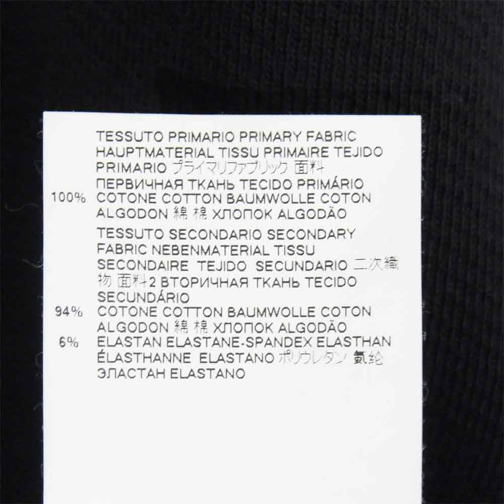 MAISON MARGIELA メゾンマルジェラ S50GU0149 20AW 反転ロゴ ステッチ オーバーサイズ プルオーバー パーカー ブラック系 48【美品】【中古】