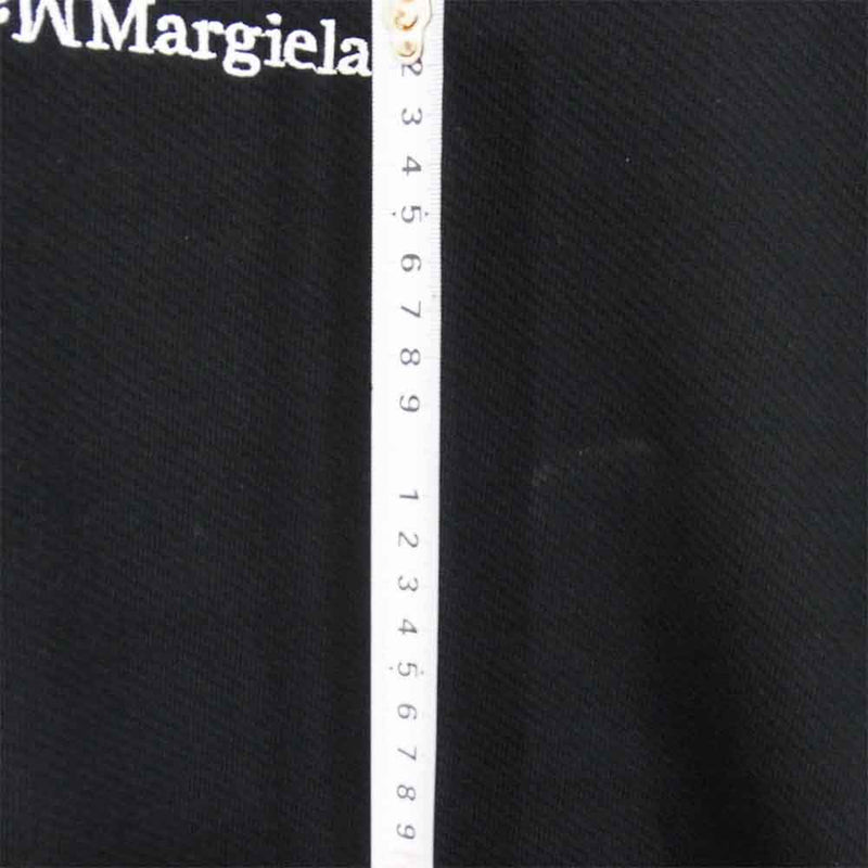 パーカーMAISON MARGIELA 10 反転刺繍ロゴ オーバーサイズパーカー