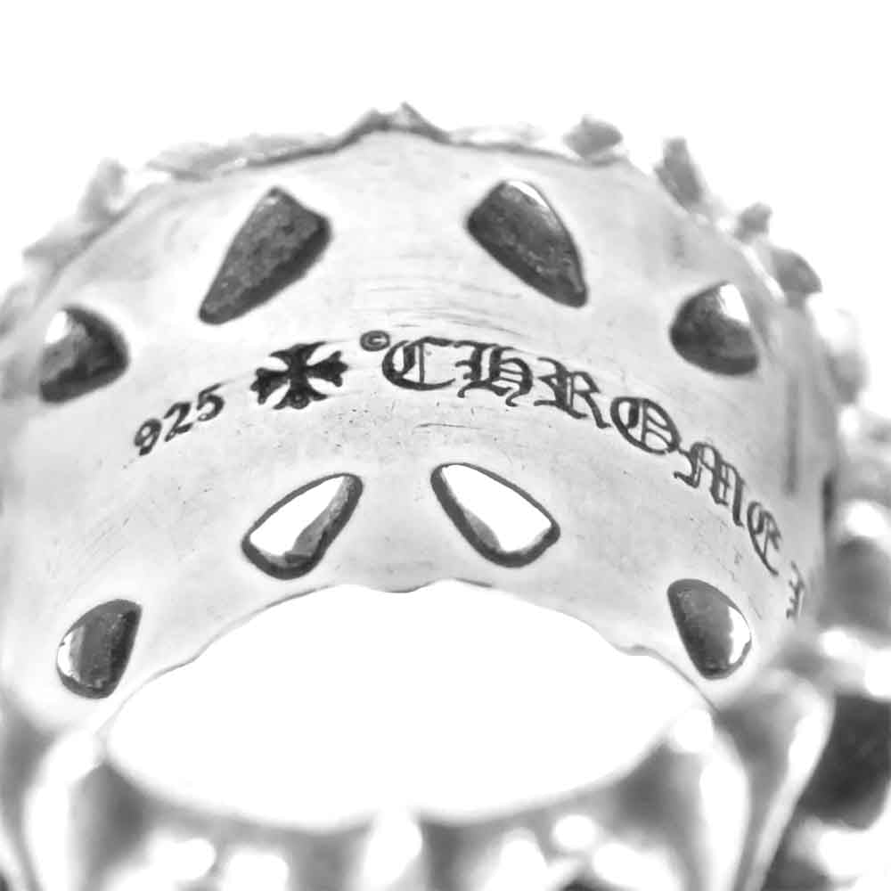 CHROME HEARTS クロムハーツ（原本無） セメタリー クロス リング シルバー系【中古】
