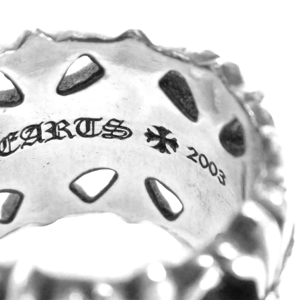 CHROME HEARTS クロムハーツ（原本無） セメタリー クロス リング シルバー系【中古】