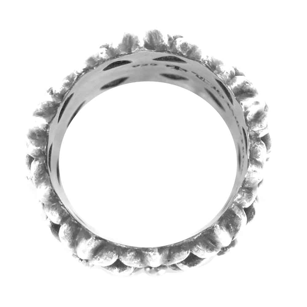 CHROME HEARTS クロムハーツ（原本無） セメタリー クロス リング シルバー系【中古】