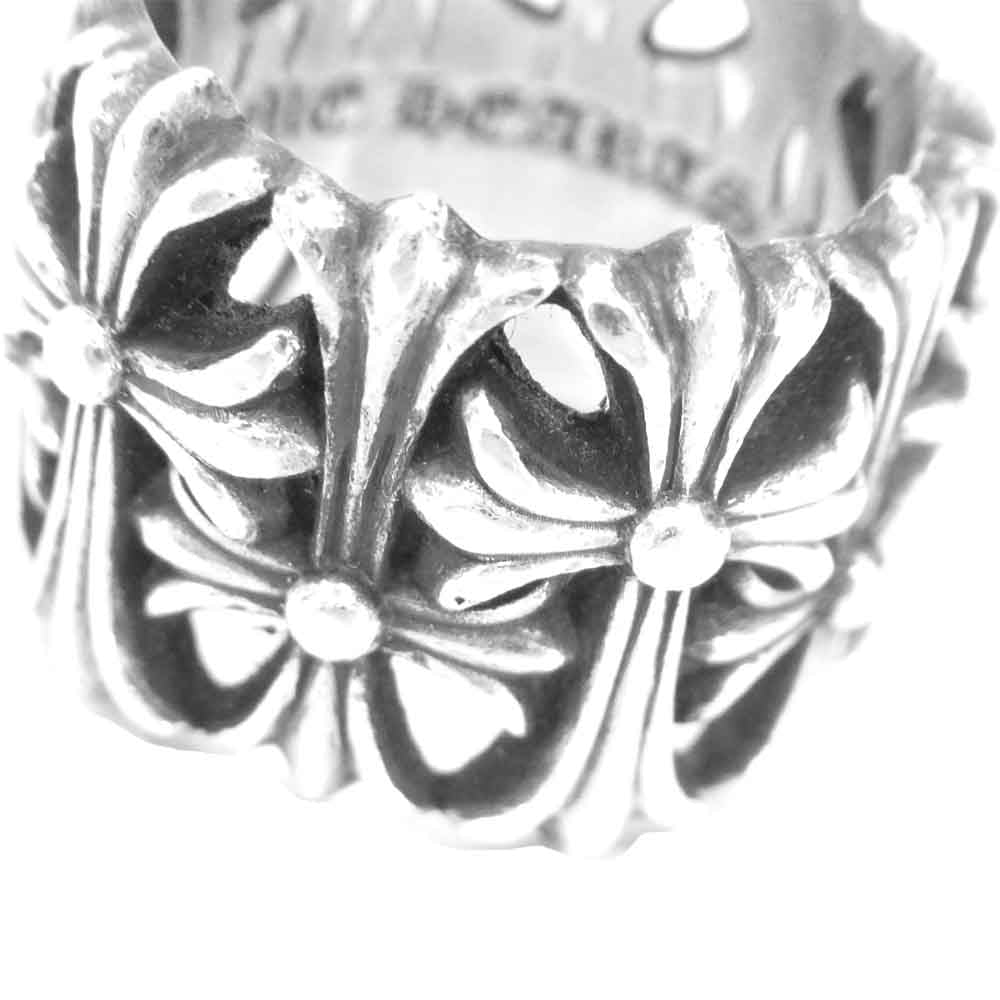 CHROME HEARTS クロムハーツ（原本無） セメタリー クロス リング シルバー系【中古】