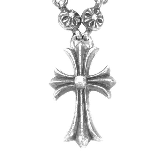 CHROME HEARTS クロムハーツ（原本有） スモール CH クロスクロス ボール ネックレス シルバー系【中古】
