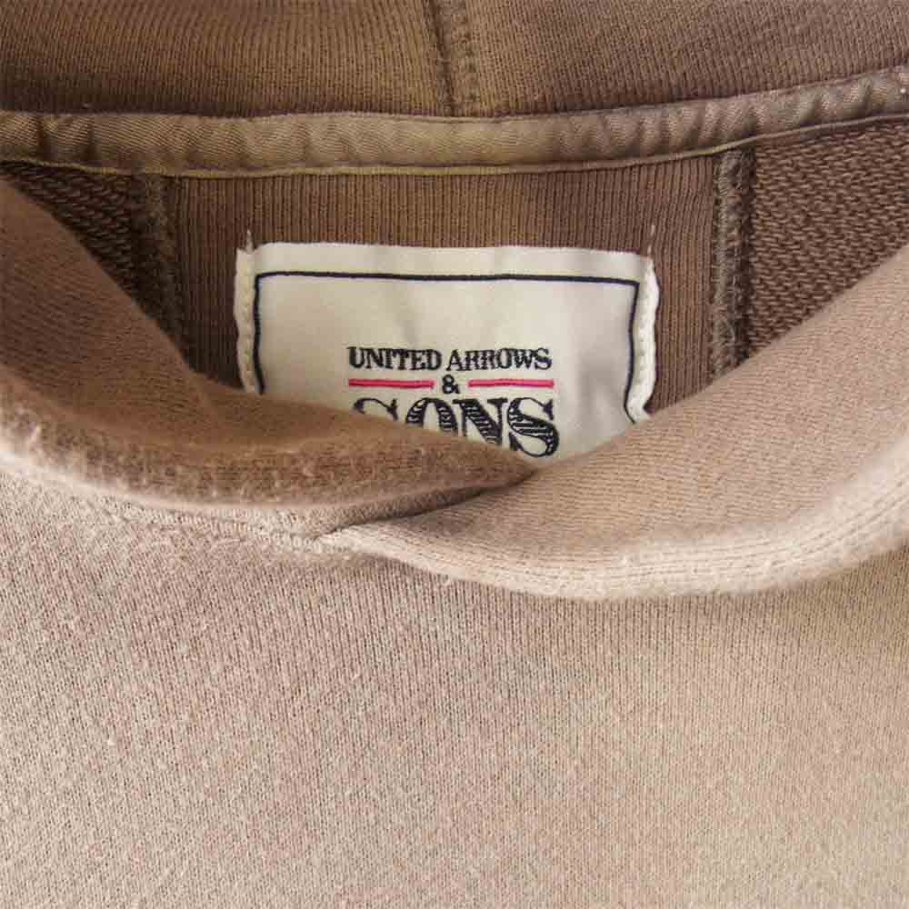 UNITED ARROWS ユナイテッドアローズ SONS プルオーバー パーカー ブラウン系 L【中古】