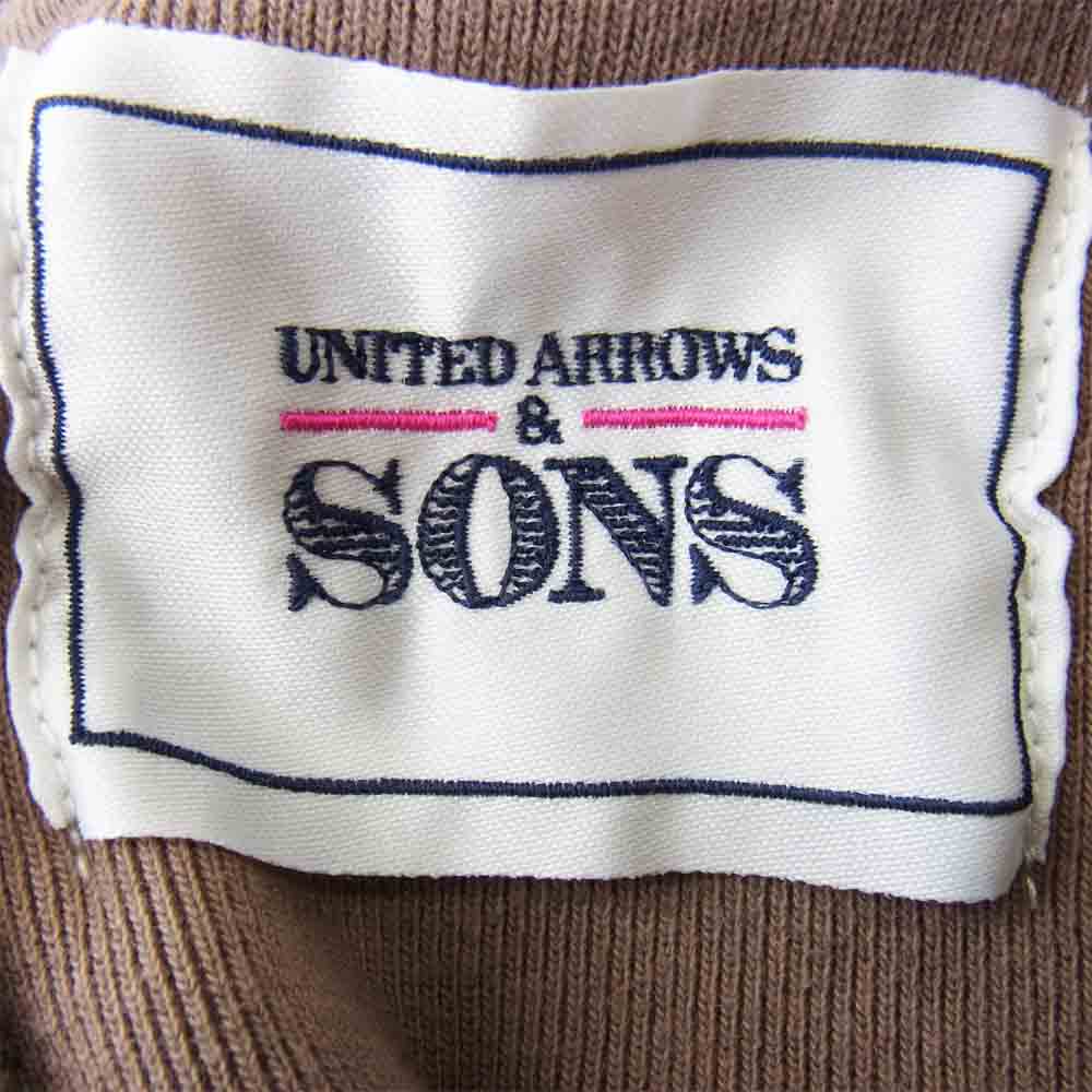 UNITED ARROWS ユナイテッドアローズ SONS プルオーバー パーカー ブラウン系 L【中古】