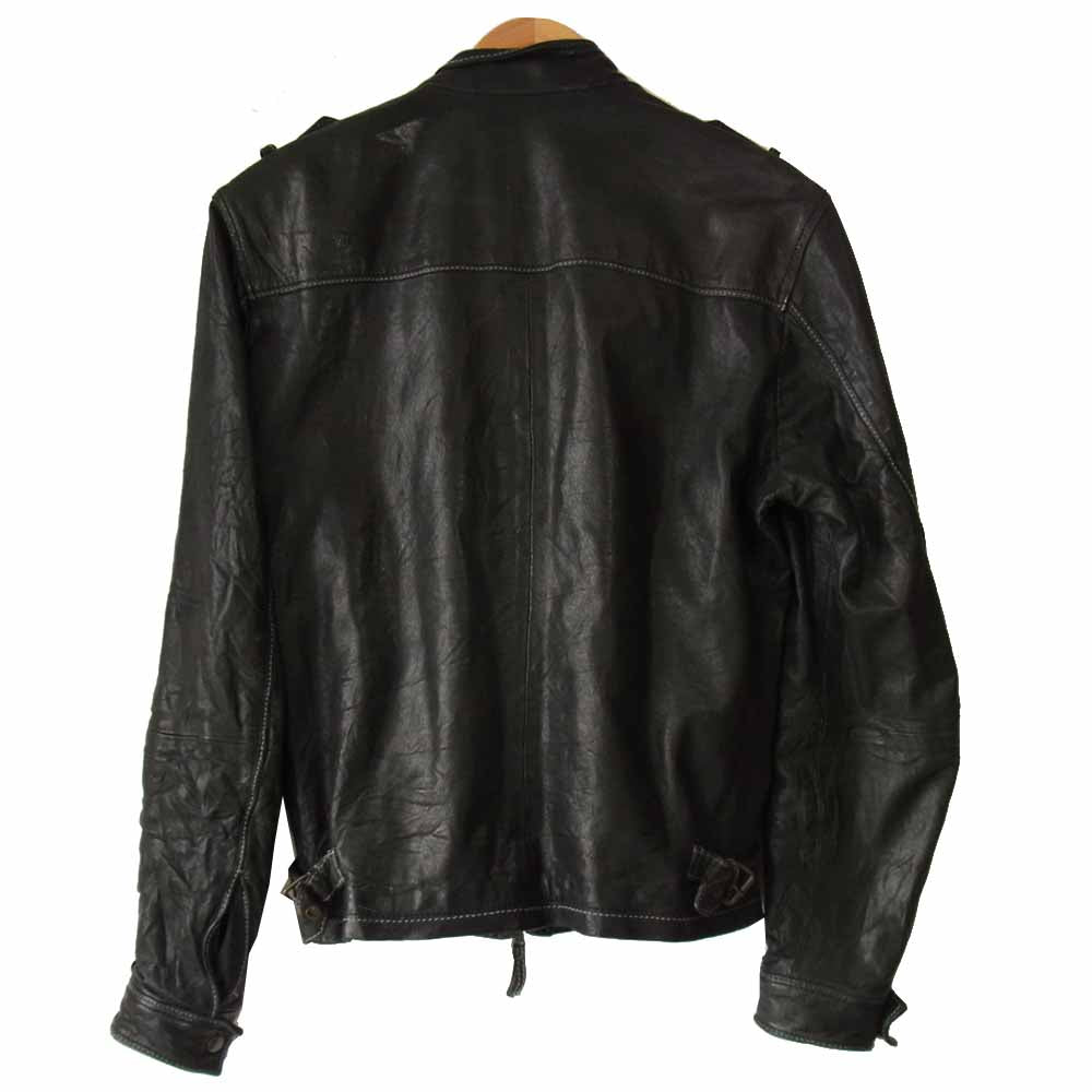ロット セブンティエイト レザー ライダース ジャケット ブラック系 44【中古】