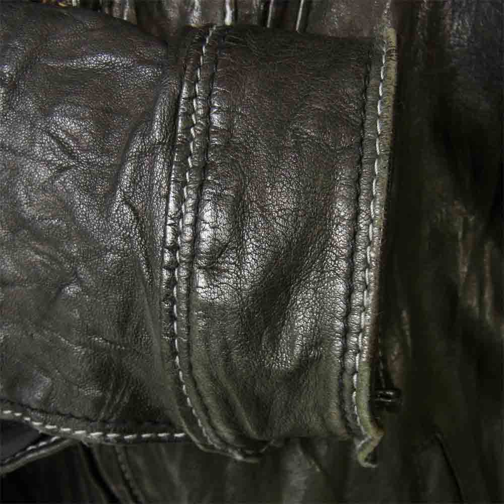 ロット セブンティエイト レザー ライダース ジャケット ブラック系 44【中古】