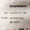 GRAPHPAPER グラフペーパー GU203-70172B LOOPWHEELER ループウィラー ラグランスリーブ クルーネック スウェット グレー系 1【中古】