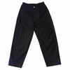 GRAPHPAPER グラフペーパー GM204-40235B 直営店限定 High Count Weather Two Tuck Pants ハイカウント ウェザー ツータック パンツ ブラック系 1【中古】