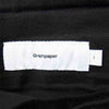 GRAPHPAPER グラフペーパー GM204-40235B 直営店限定 High Count Weather Two Tuck Pants ハイカウント ウェザー ツータック パンツ ブラック系 1【中古】
