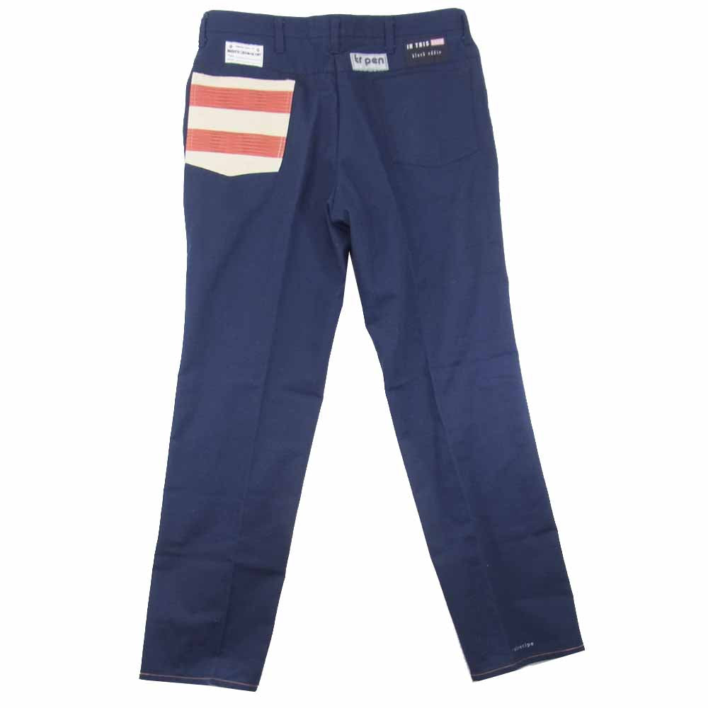サスペンション tr.suspension × NAOSHIYA CUSTOM FACTORY RK CUSTOM PANTS カスタムパンツ ネイビー ネイビー系 36【中古】