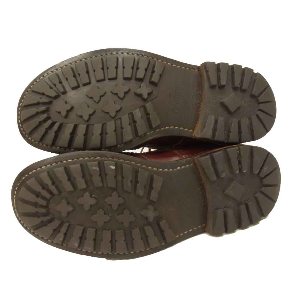 Tricker's トリッカーズ 5634 STOW ストウ カントリー ブーツ × Kurt Geiger カートガイガー  レッド系 7.5【中古】