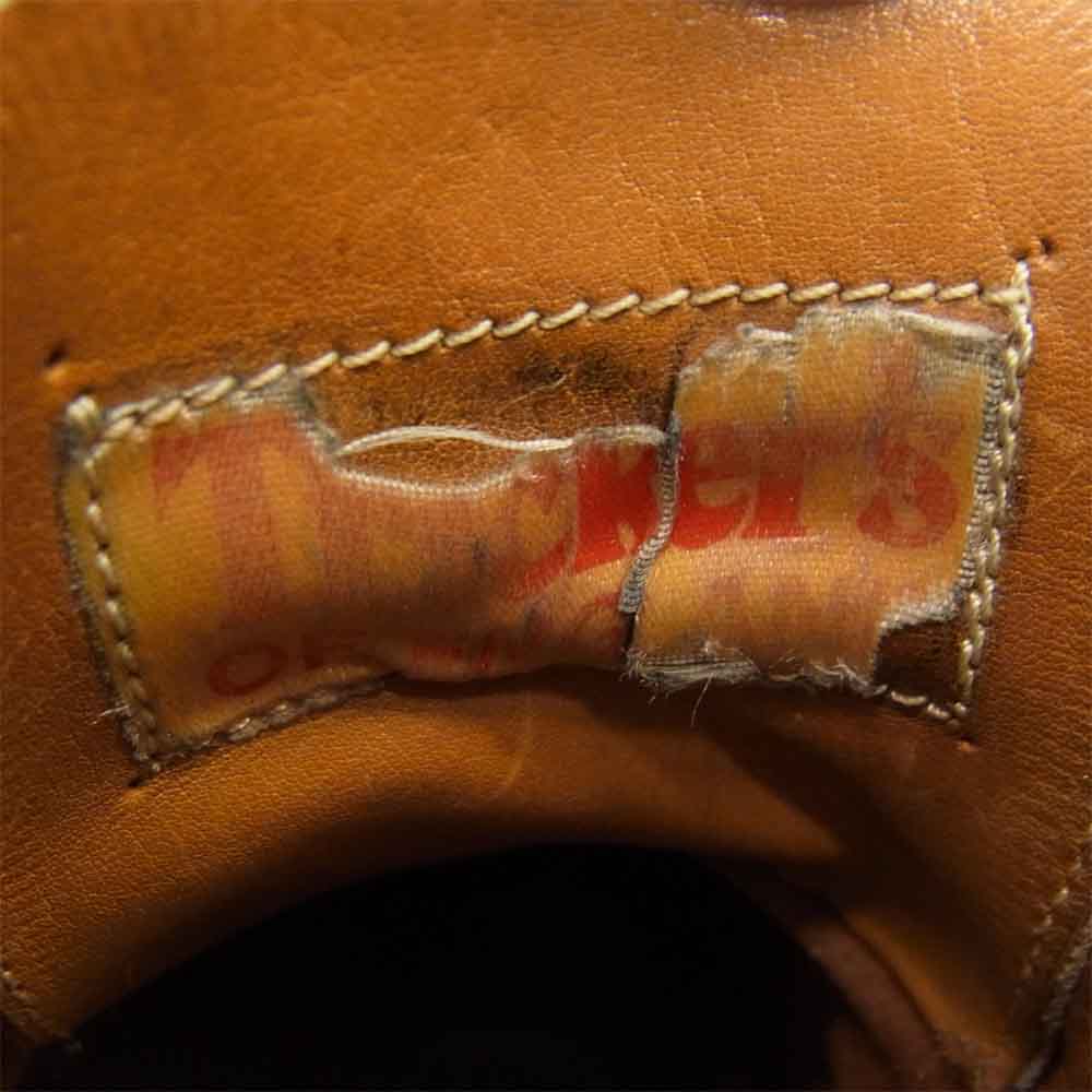 Tricker's トリッカーズ 5634 STOW ストウ カントリー ブーツ × Kurt Geiger カートガイガー  レッド系 7.5【中古】