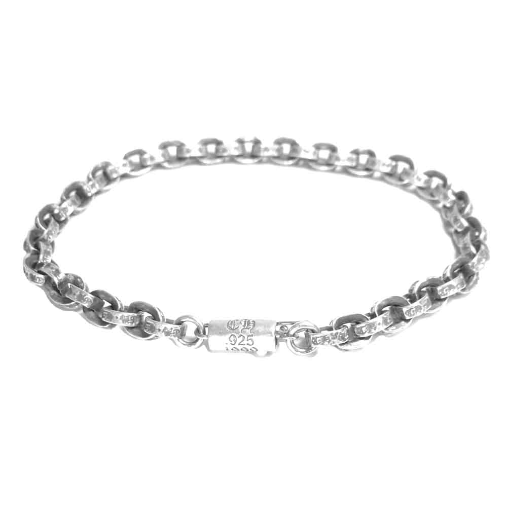 CHROME HEARTS クロムハーツ（原本無） ペーパーチェーン ブレスレット 7インチ PPR CHN 7 シルバー系【中古】