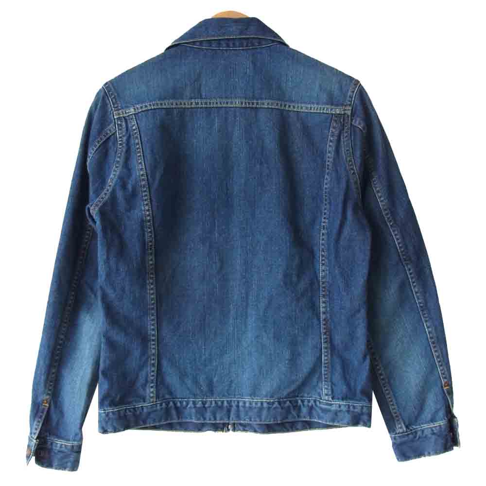HYSTERIC GLAMOUR ヒステリックグラマー 0224AB01 ジップアップ デニム ジャケット インディゴブルー系 M【中古】