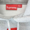 Supreme シュプリーム 未使用品 Cross Box Logo Hooded Sweatshirt クロスボックスロゴ パーカー グレー系 S【極上美品】【中古】