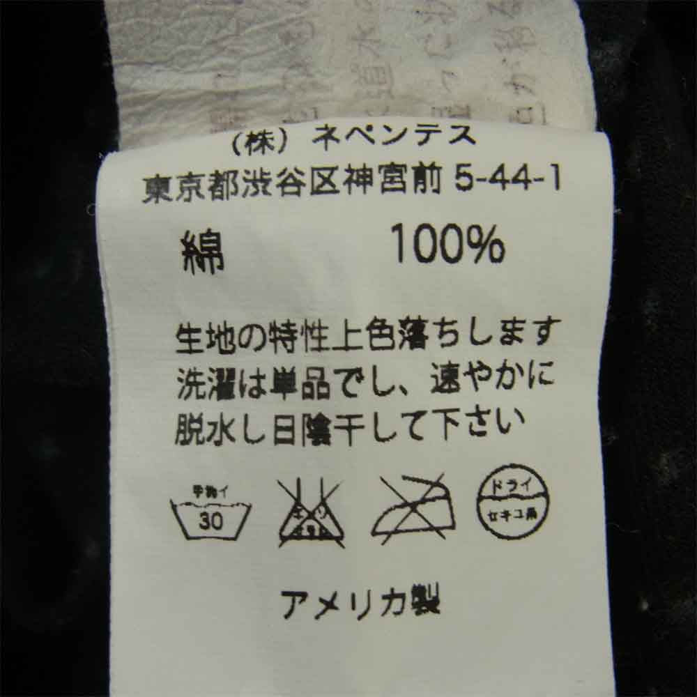 Engineered Garments エンジニアードガーメンツ ドット フランネル ボタンダウン 長袖 シャツ ブラック系 S【中古】