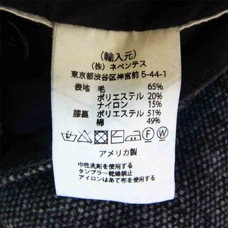 Engineered Garments エンジニアードガーメンツ willy post pants ポストパンツ ブラック系 32【中古】