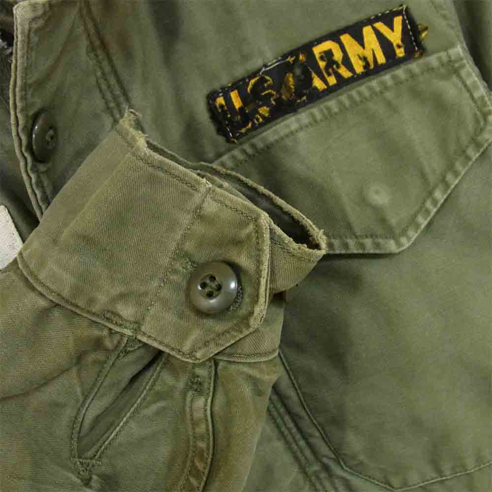 ユーエスーアーミー US ARMY M-65 FIELD JACKET ジャケット カーキ系 XS【中古】